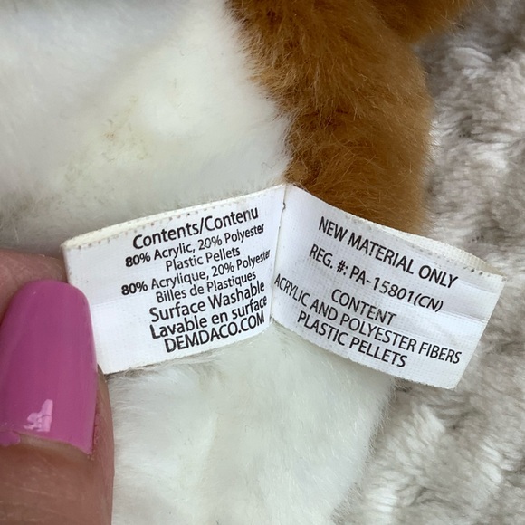 DEMDACO Plush Beagle Basset Hound Realistic Puppy Dog Stuffed Animal Toy - Picture 12 of 16